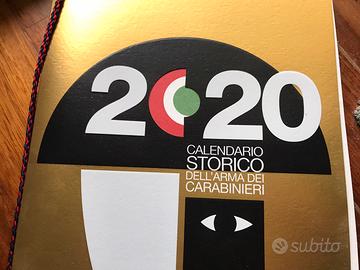 Calendario Arma dei Carabinieri 2020