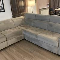 Divano letto angolare con penisola BE HOME