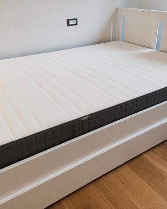 letto bianco 1 piazza e 1/2