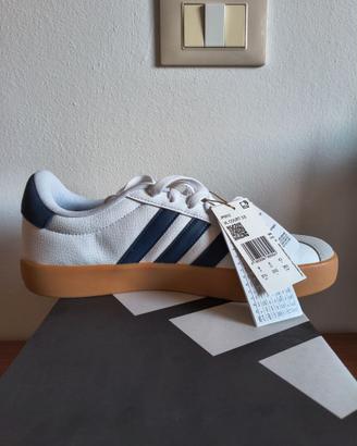 Adidas VL Court 3.0 NUOVE Bianco/Blu (42)