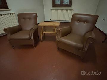 Coppia poltrone vintage