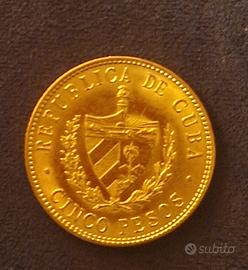 5 Pesos oro Cuba