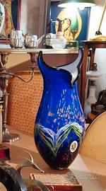 Vaso blu in murano