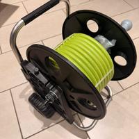 Claber Avvolgitubo Carrello con Kit, 20 Metri