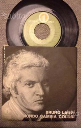 Disco 45 giri Bruno Lauzi il mondo cambia colori