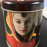 Barattolo di latta da collezione di Star Wars.