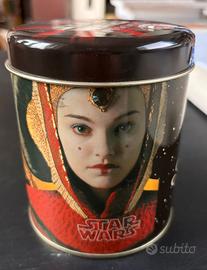 Barattolo di latta da collezione di Star Wars.