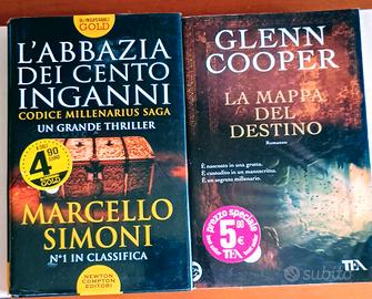 ✴️Set 2 romanzi : MARCELLO SIMONI+GLENN COOPER ⚜️