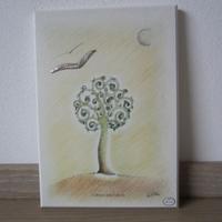 Quadro in legno senza cornice