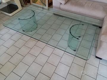 Tavolino tavolo salotto cristallo Angelo Reflex