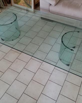 Tavolino tavolo salotto cristallo Angelo Reflex