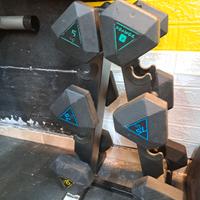 set di manubri decathlon palestra