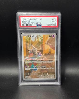 Pokémon PSA 9 Mint – Mimikyu #075 – Paldean Fates