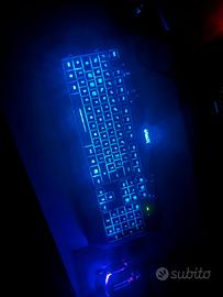 mouse e tastiera LED 