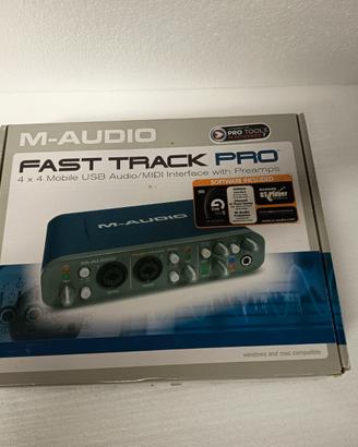 Scheda Audio M-AUDIO Fast Track Pro - Midi / USB