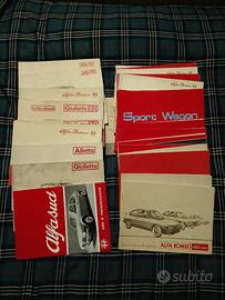 Alfa Romeo libretto uso e manutenzione