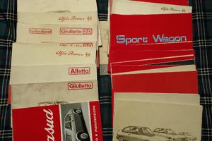 Alfa Romeo libretto uso e manutenzione