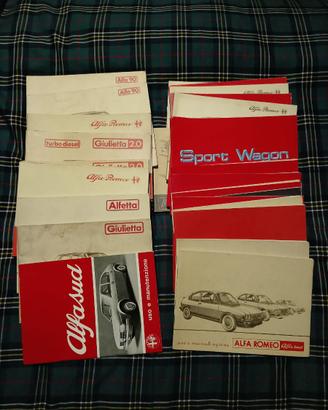 Alfa Romeo libretto uso e manutenzione