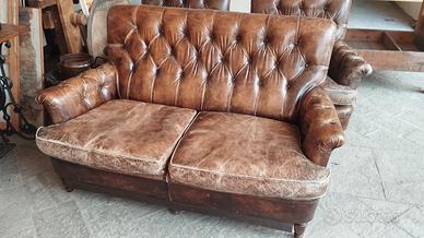 salotto in vera pelle 