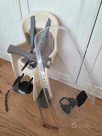 seggiolino bici Bilby jr + parabrezza