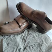 Scarpe Monk Strap Marroni Uomo