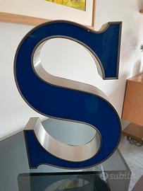 Lettere S scatolate insegne vintage