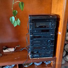 Impianto Hi-Fi SONY Vintage con Giradischi e VHS -