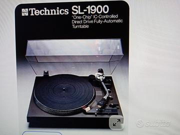 coppia giradischi tecnichs sl1900