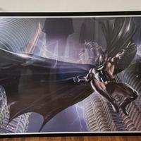 Grande stampa Batman stile Greg Horn e cornice