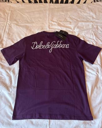 maglietta dolce & gabbana viola