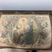 Antico arazzo religioso