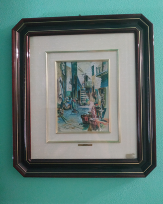 2 Litografie serie " Roma sparita "