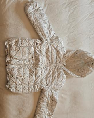 giubbino 100 gr bambina avorio argento 5 6 anni