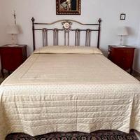 Struttura letto matrimoniale in ottone