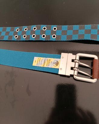 Cintura Denim in tessuto con fibbia a doppio foro