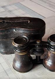 collezionismo binocolo 1880/1920 con custodia 