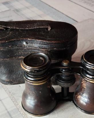 collezionismo binocolo 1880/1920 con custodia 