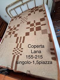 Coperta lana singolo