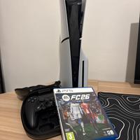 Ps5 slim  + controller edge nero + Fc26