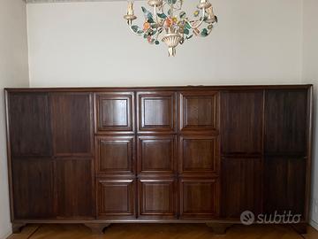 ARMADIO guardaroba in legno di noce