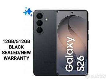 Samsung GALAXY S26 512GB Nuovo Sigillato ITALIA