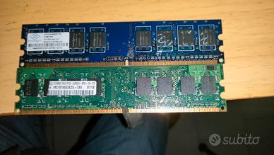 memorie ram ddr2, ddr4, rx8, Kvr400 varie