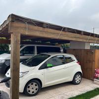 Pergola da giardino travi abete