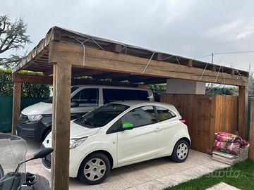 Pergola da giardino travi abete