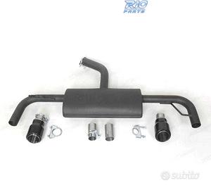 SILENZIATORE DI SCARICO VOLKSWAGEN VW GOLF 6 LOOK 