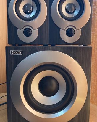 Sistema Casse 2.1 con Subwoofer + 2 Satelliti