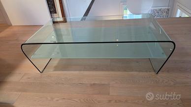 Tavolino in vetro
