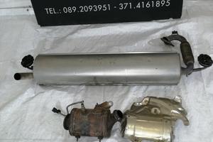 Marmitta e catalizzatore Smart 453