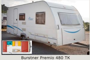 Caravan Burstner 480 tk Premio 2010