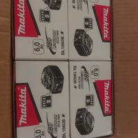 Stock 4 Batterie Makita 18V 6.0 Ah LXT BL1860B